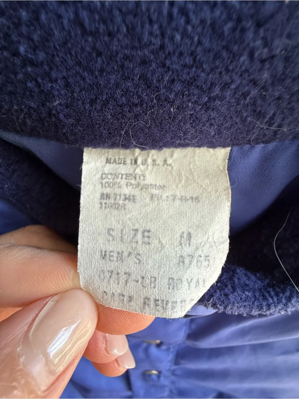 L.L. Bean Vintage Pullover Jacket in Periwinkle
